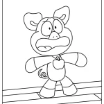 coloriage PickyPiggy pour enfant de 7 ans