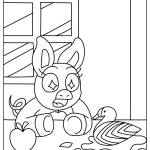 coloriage PickyPiggy à imprimer gratuit