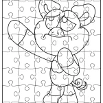 coloriage PickyPiggy a imprimer pour enfant de 4 ans