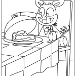 coloriage PickyPiggy à imprimer kawaii