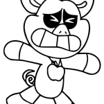 coloriage PickyPiggy a dessiner en ligne