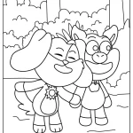coloriage PickyPiggy a colorier en ligne gratuitement