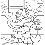 coloriage PickyPiggy à imprimer gratuitement