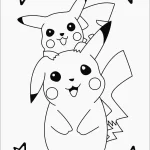 coloriage Pikachu pour enfant de 7 ans