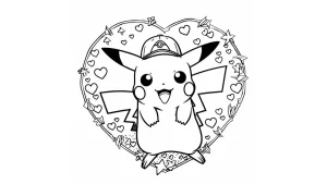coloriage Pikachu a imprimer