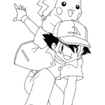 coloriage Pikachu pour enfants