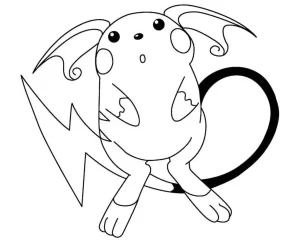 coloriage Pikachu pour enfants