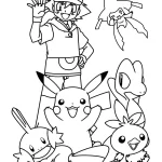 coloriage Pikachu a dessiner en ligne
