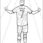 imprimer coloriage Ronaldo gratuit