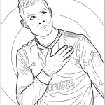 coloriage Ronaldo et dessin a imprimer
