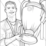 coloriage Ronaldo a dessiner en ligne