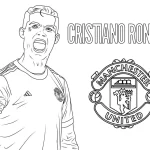 télécharger coloriage Ronaldo gratuit