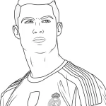 coloriage Ronaldo d