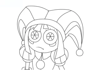 coloriage The Amazing Digital Circus gratuit en ligne