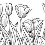 coloriage Tulip pour enfant de 3 ans