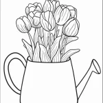 coloriage Tulip gratuit a imprimer