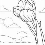 coloriage Tulip a imprimer gratuitement
