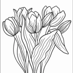 coloriage Tulip à imprimer pour enfant de 4 ans