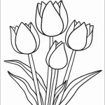coloriage Tulip à imprimer pour enfant de 4 ans