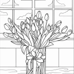 coloriage Tulip pour enfants a imprimer