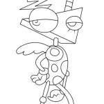 télécharger coloriage Zooble gratuit