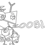 coloriage Zooble en ligne pour enfant