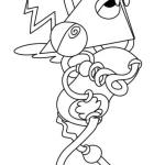 coloriage Zooble à imprimer pour enfant de 2 ans
