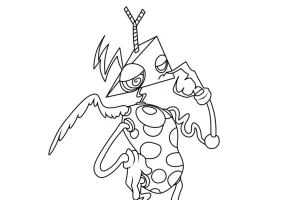 télécharger coloriage Zooble gratuit