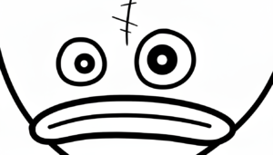 coloriage Huggy Wuggy updated a imprimer pour enfant de 4 ans