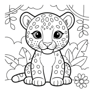coloriage Leopard updated à imprimer gratuit