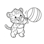coloriage Leopard updated pour enfant de 10 ans