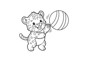 coloriage Leopard updated pour enfant de 10 ans