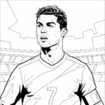 coloriage Ronaldo update en ligne pour enfant