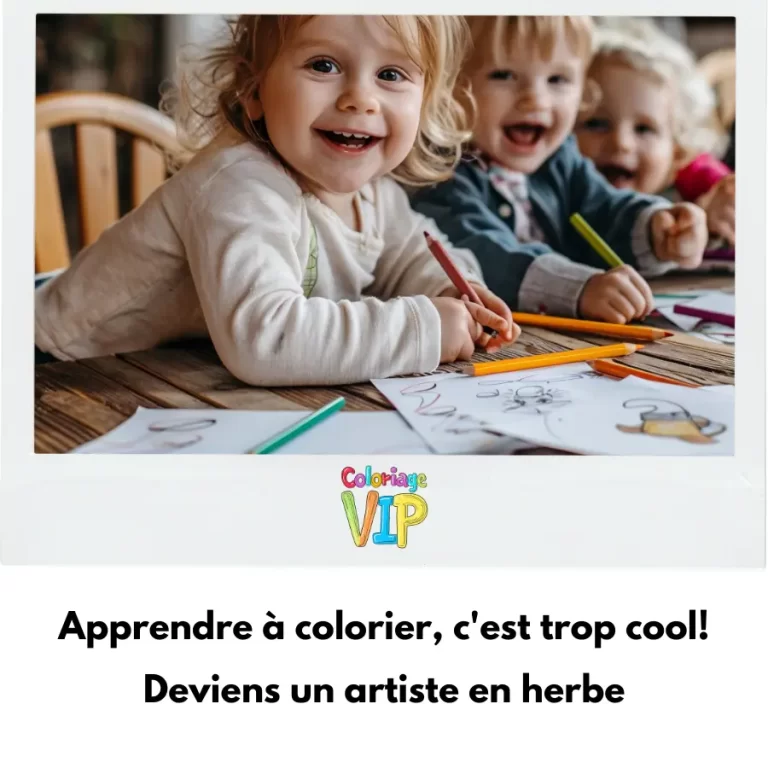 Tranh tô màu Apprendre à colorier, c&rsquo;est trop cool! Deviens un artiste en herbe avec demo.coloriagevip.com!