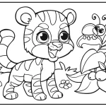 coloriage Animaux Kawaii à imprimer