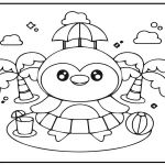 télécharger coloriage Animaux Kawaii gratuit