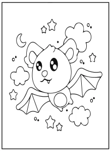 coloriage Animaux Kawaii a dessiner en ligne