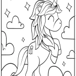 image pour coloriage Animaux Kawaii enfant