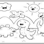 coloriage Animaux Kawaii et apprentissage