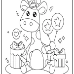 imprimer coloriage Animaux Kawaii gratuit