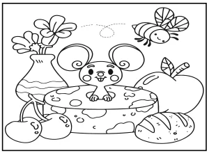 coloriage Animaux Kawaii a colorier en ligne gratuitement