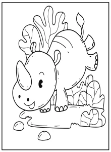 coloriage Animaux Kawaii pour enfant a imprimer gratuit