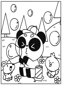 coloriage Animaux Kawaii a imprimer gratuitement