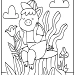 coloriage Animaux Kawaii d