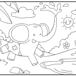 coloriage Animaux Kawaii pour enfant de 7 ans