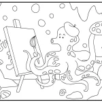télécharger coloriage Animaux Kawaii gratuit