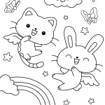 coloriage Animaux Kawaii à imprimer pdf