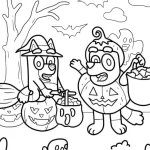coloriage Bluey pour enfant