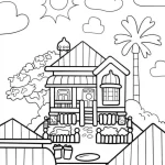 coloriage Bluey à imprimer gratuitement