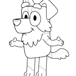 coloriage Bluey pour enfant a imprimer gratuit